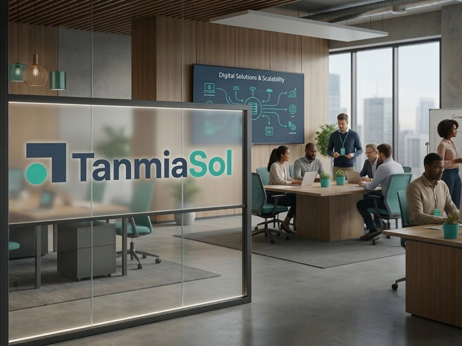 TanmiaSol Team Working