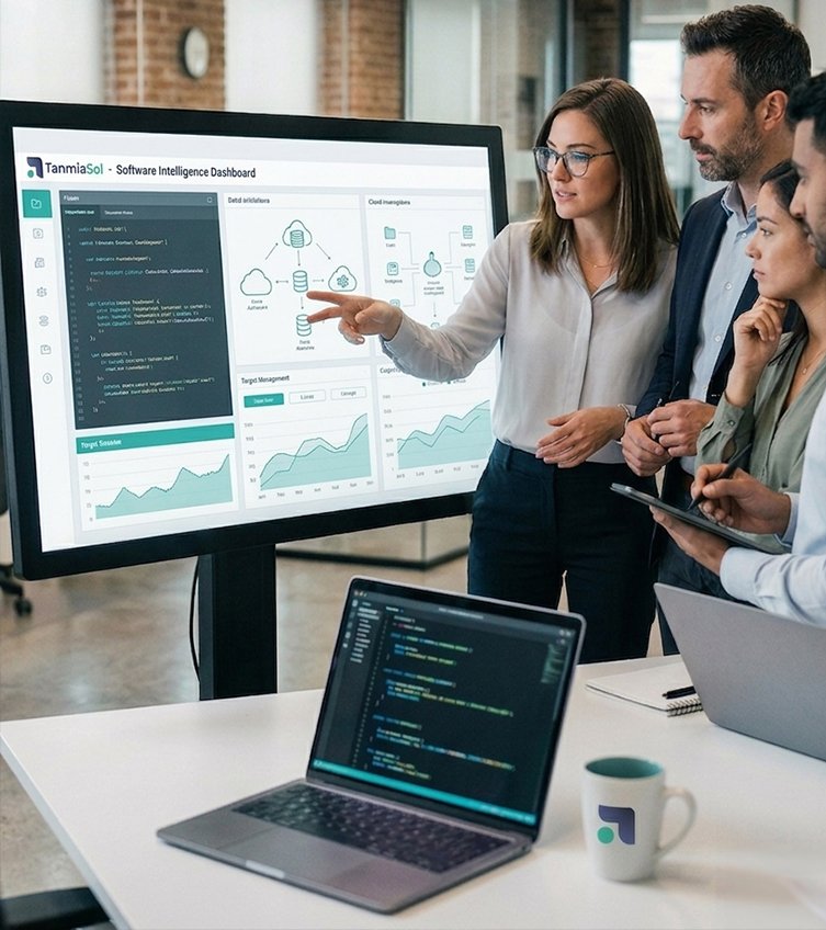 IT professionals providing software development and technology solutions